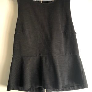 JCrew sleeveless dress top w zipper back